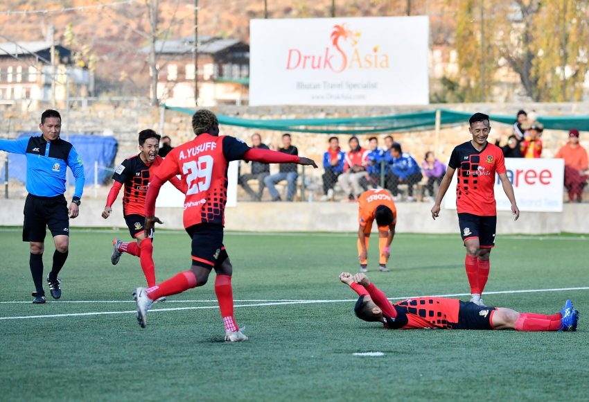 Paro FC twice overcame Transport United